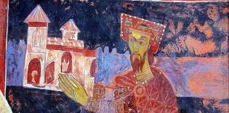 Једина фреска српског краља Милутина