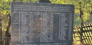БОРАЧКА ОРГАНИЗАЦИЈА ПАЛЕ: У понедјељак у 10 часова биће одржана комеморација за цивилне жртве усташког злочина у селу Раковац код Пала