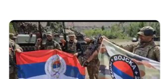 Руска војска истакла заставу Републике Српске и ВРС – 057.ГР