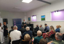 Митрополит Лонгин отворио изложбу графика ,,Рача украј Дрине“ у Хан Пијеску – 057. ГР