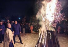 Наложени бадњаци у свим храмовима на подручју општине Соколац – 057. ГР