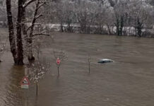 Водостај Дрине достигао коту ванредне одбране од поплава – 057. ГР